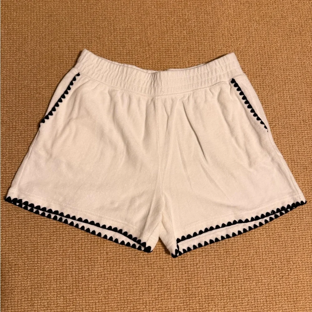 Rails Lunas White Terry Short size Medium